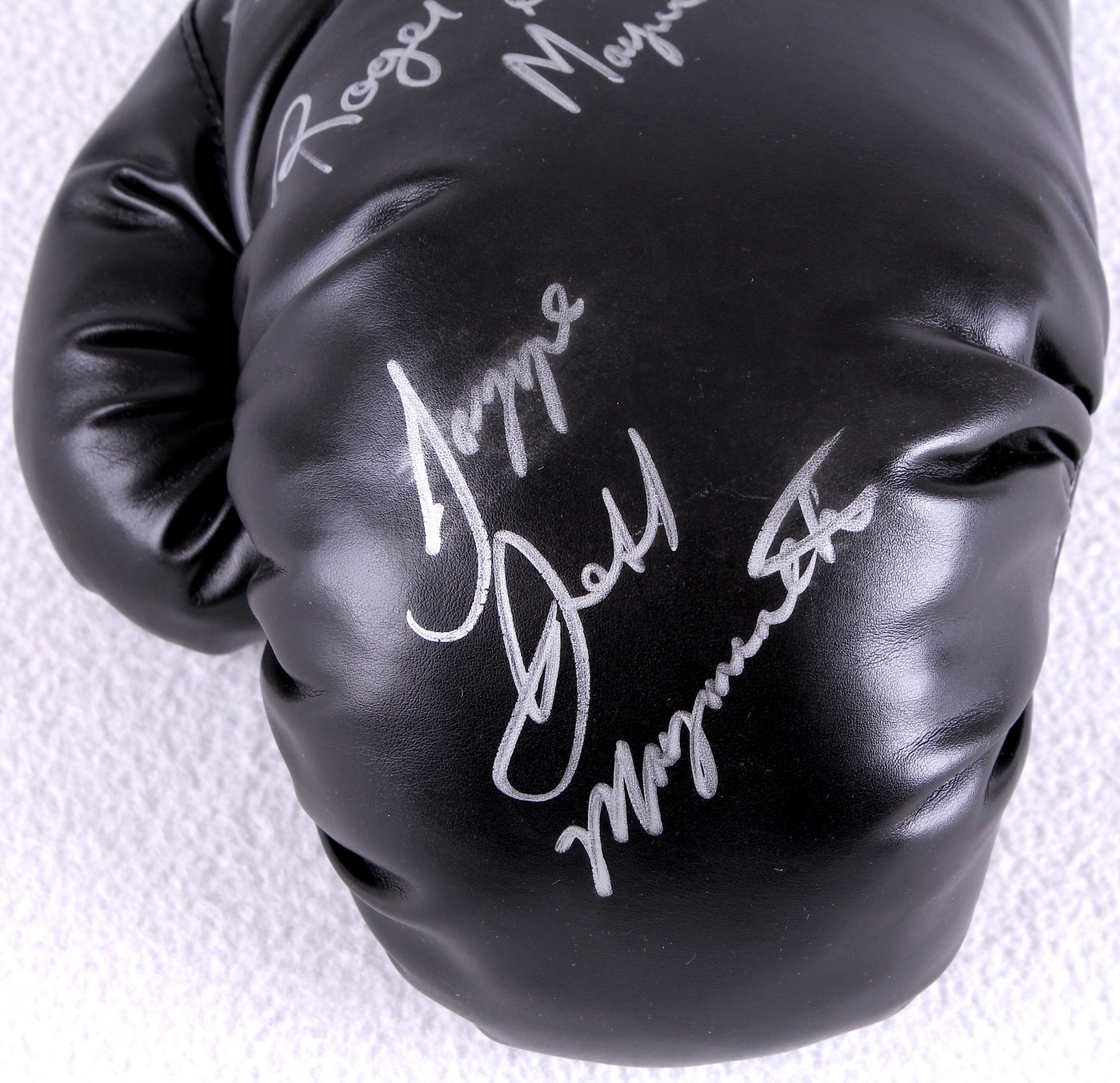 Floyd Mayweather Sr, Roger "Black Mamba" Mayweather, & Jeff "Jazzy" Mayweather Signed Black Everlast Boxing Glove (JSA COA) at PristineAuction.com Floyd Mayweather Sr, Roger "Black Mamba" Mayweather, & Jeff "Jazzy" Mayweather Signed Black Everlast Boxing Glove (JSA COA) at PristineAuction.com