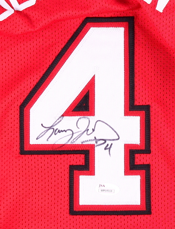 Larry Johnson Signed UNLV Rebels Jersey (JSA COA) at PristineAuction.com Larry Johnson Signed UNLV Rebels Jersey (JSA COA) at PristineAuction.com