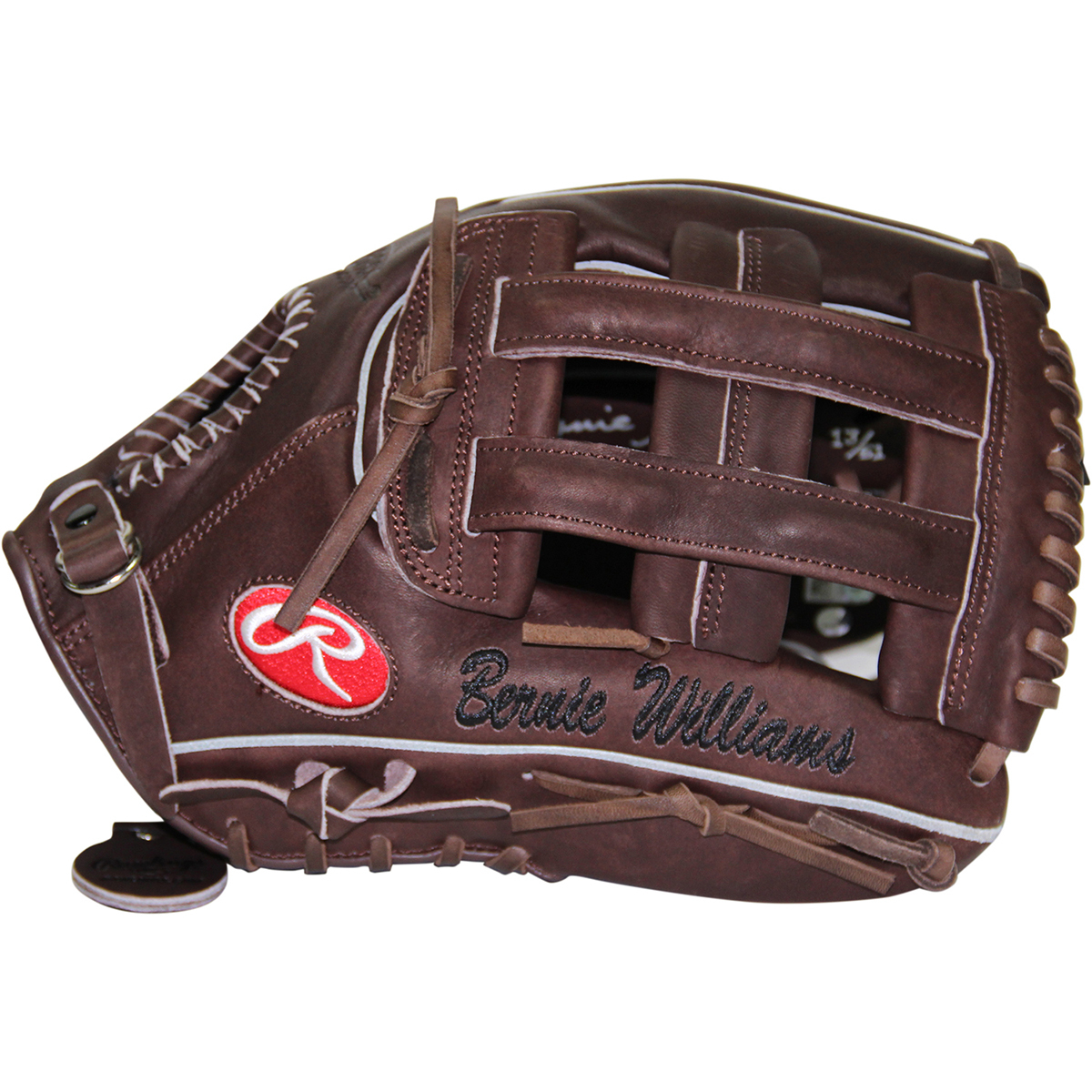 Bernie Williams Signed Rawlings Custom Stitched Fielding Glove Inscribed "4x GG" (Steiner COA) at PristineAuction.com Bernie Williams Signed Rawlings Custom Stitched Fielding Glove Inscribed "4x GG" (Steiner COA) at PristineAuction.com