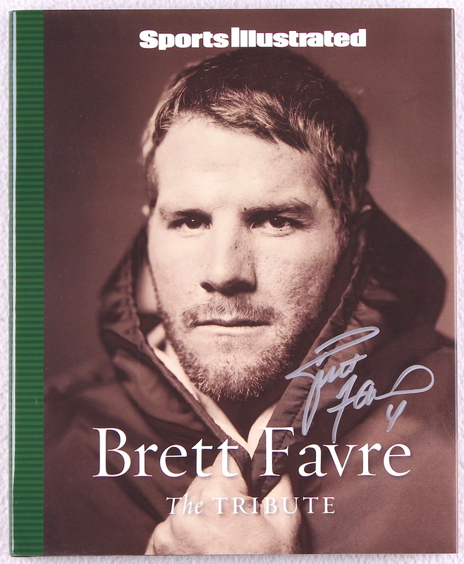 Brett Favre Signed "The Tribute" Sports Illustrated Hardcover Book (Favre COA) at PristineAuction.com Brett Favre Signed "The Tribute" Sports Illustrated Hardcover Book (Favre COA) at PristineAuction.com