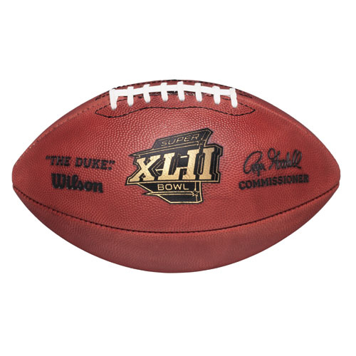 Eli Manning Signed Super Bowl XLII Logo Football Inscribed "SB XLII MVP" (Steiner COA) at PristineAuction.com Eli Manning Signed Super Bowl XLII Logo Football Inscribed "SB XLII MVP" (Steiner COA) at PristineAuction.com