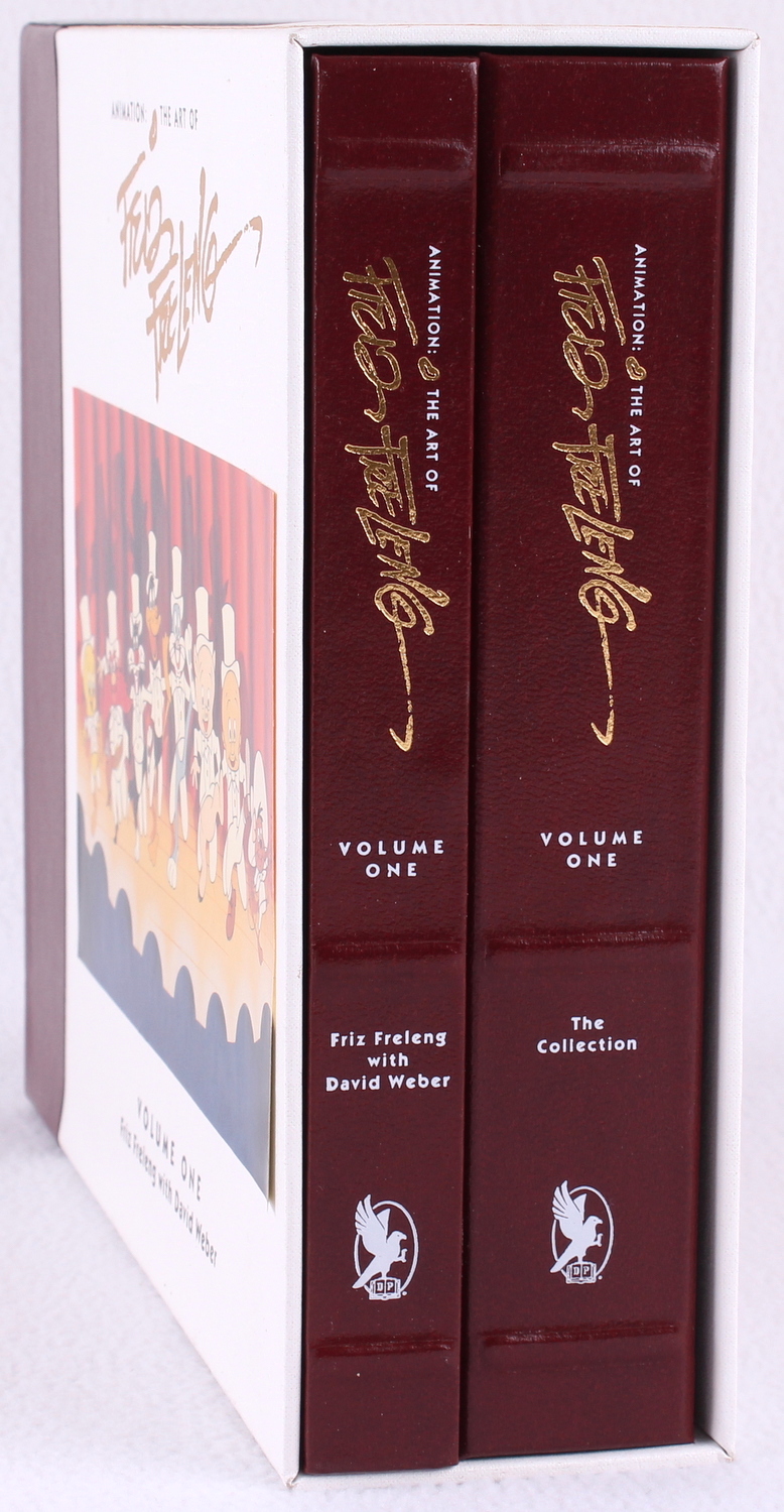 Friz Freleng Signed "Animation: The Art of Friz Freleng" Hardback Volume 1 Book Set at PristineAuction.com Friz Freleng Signed "Animation: The Art of Friz Freleng" Hardback Volume 1 Book Set at PristineAuction.com