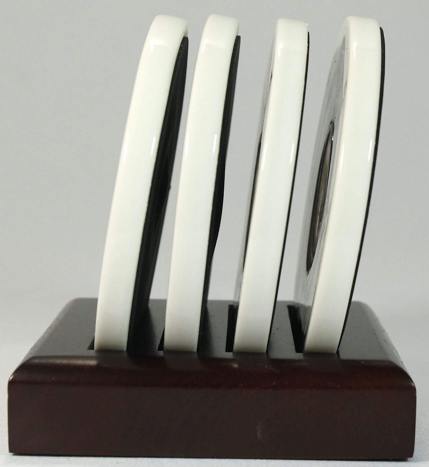 New York Yankees Final Season Coasters With Authentic Field Dirt - Set of 4 (MLB & Steiner COA) at PristineAuction.com New York Yankees Final Season Coasters With Authentic Field Dirt - Set of 4 (MLB & Steiner COA) at PristineAuction.com