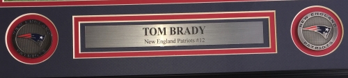 Tom Brady Signed New England Patriots 22x27 Custom Framed Photo (TriStar Hologram) at PristineAuction.com Tom Brady Signed New England Patriots 22x27 Custom Framed Photo (TriStar Hologram) at PristineAuction.com
