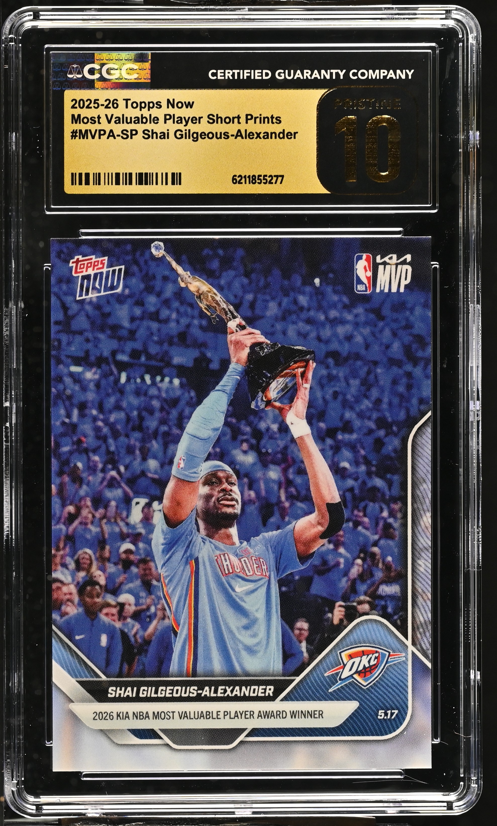 Shai Gilgeous-Alexander 2025-26 Topps Now Most Valuable Player Short ...