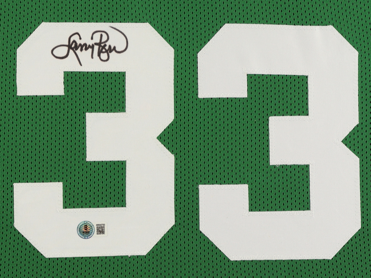 Larry Bird Signed Custom Framed Jersey Display (Beckett) | Pristine Auction