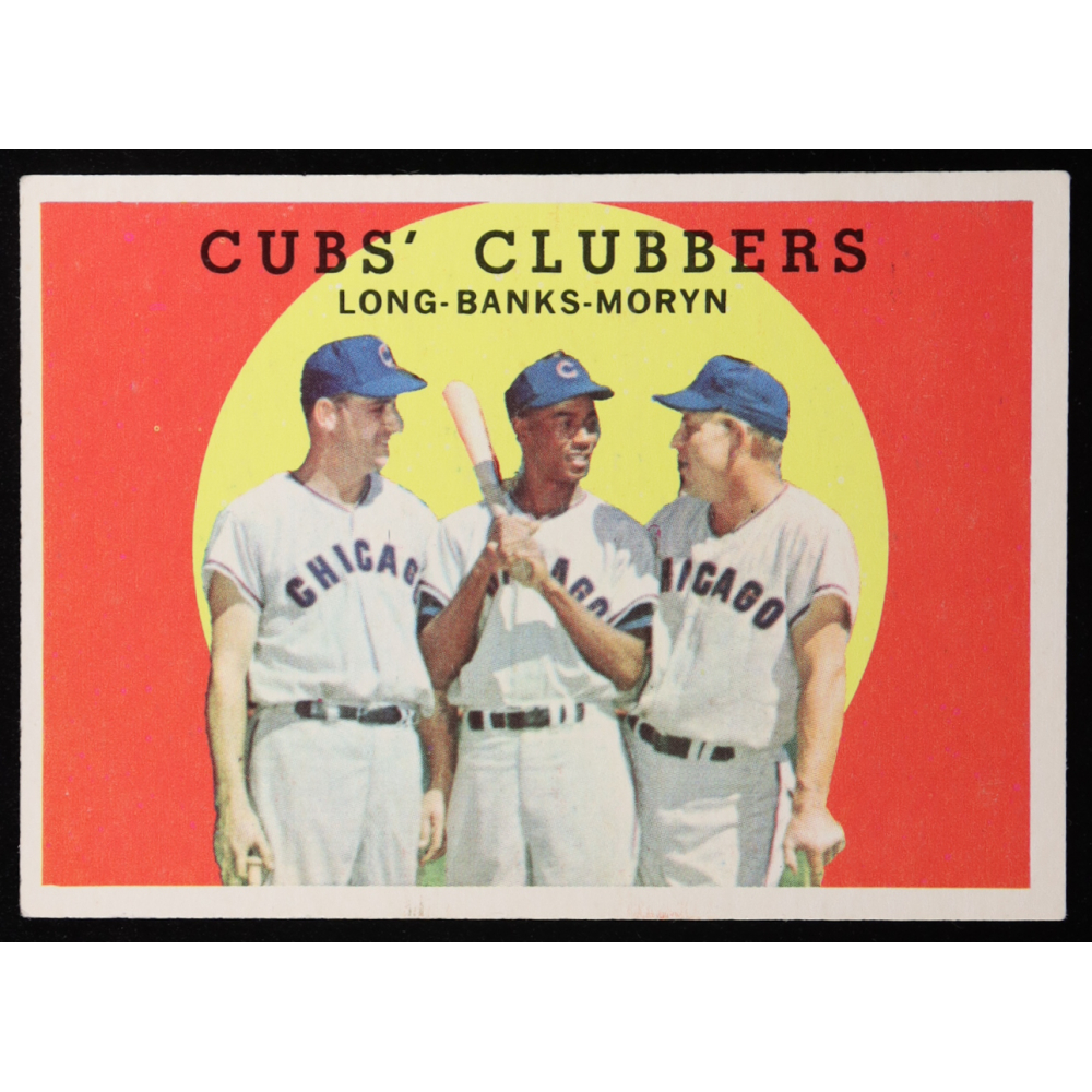 Dale Long / Ernie Banks / Walt Moryn 1959 Topps Cubs Clubbers #147