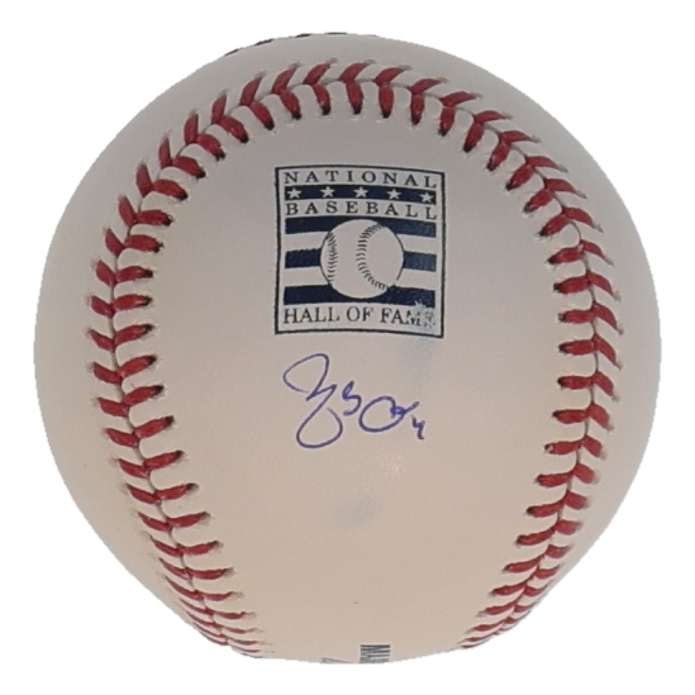 Yadier Molina Signed OML Hall of Fame Logo Baseball (JSA