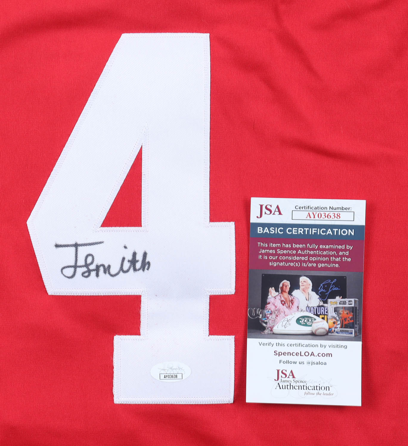 Jeremiah Smith Signed Buckeyes Nike Authentic Jersey (JSA) | Pristine ...