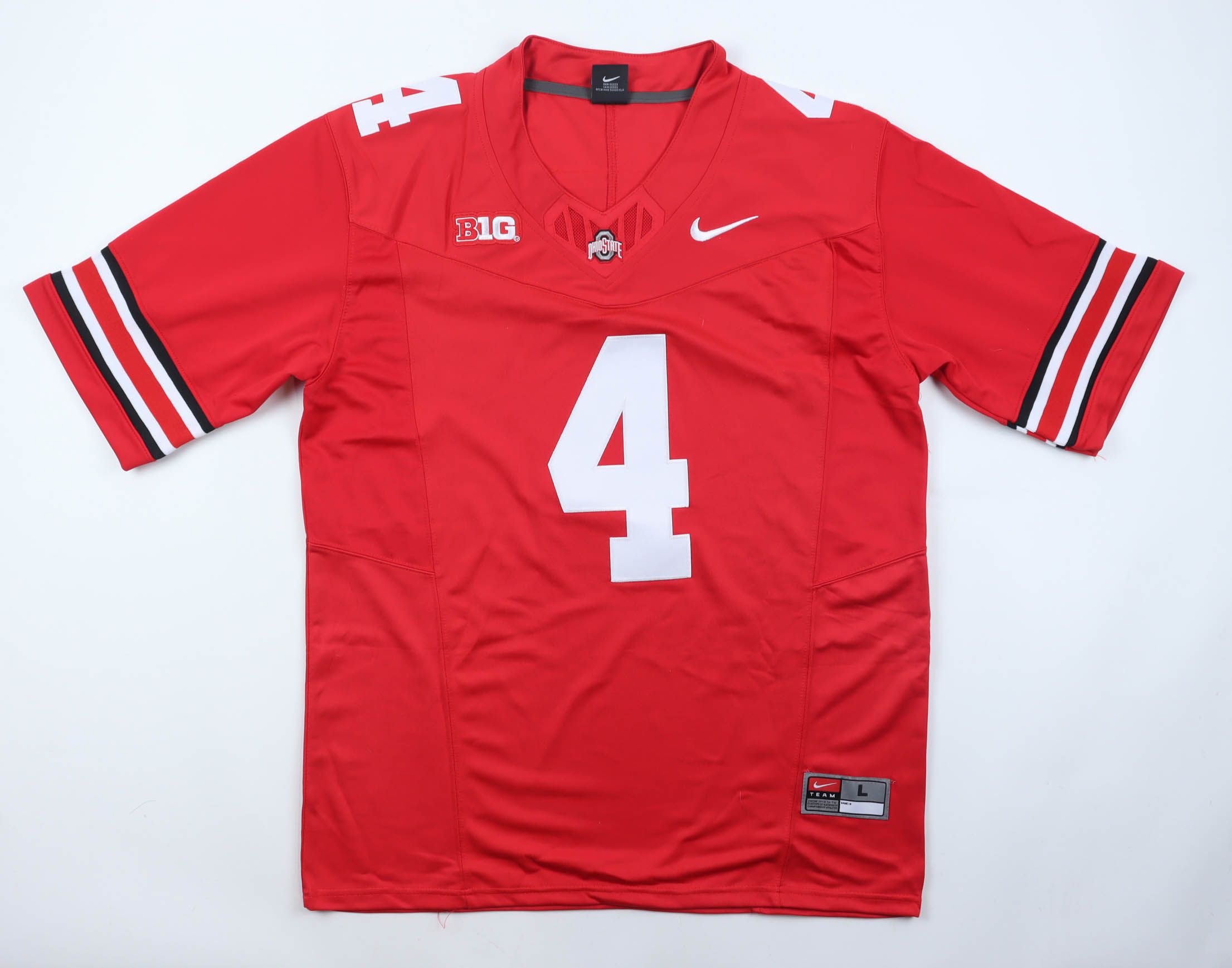 Jeremiah Smith Signed Buckeyes Nike Authentic Jersey (JSA) | Pristine ...