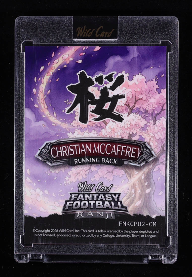 Christian McCaffrey 2026 Wild Card Fantasy Football Kanji Prism