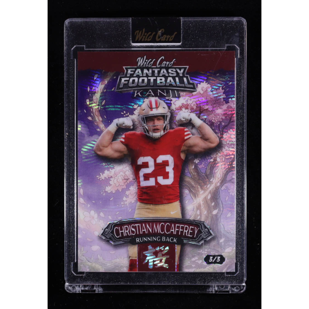 Christian McCaffrey 2026 Wild Card Fantasy Football Kanji Prism