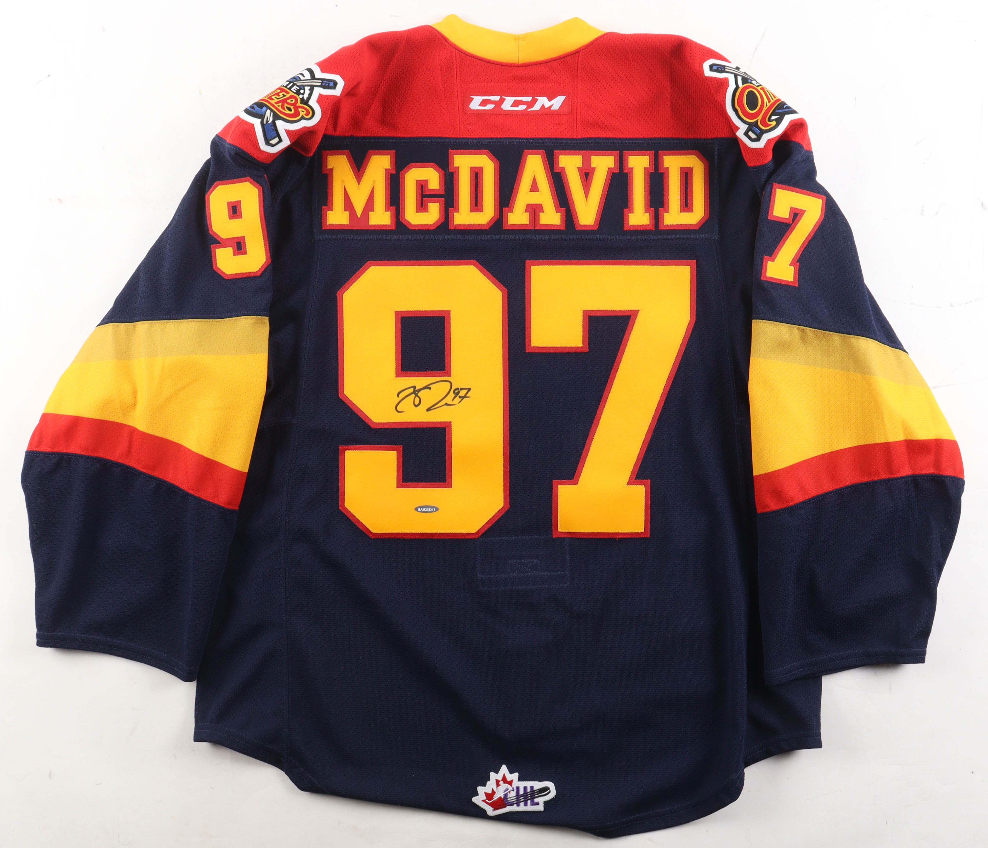 Connor McDavid Signed Otters CCM Authentic Jersey (UDA) | Pristine Auction