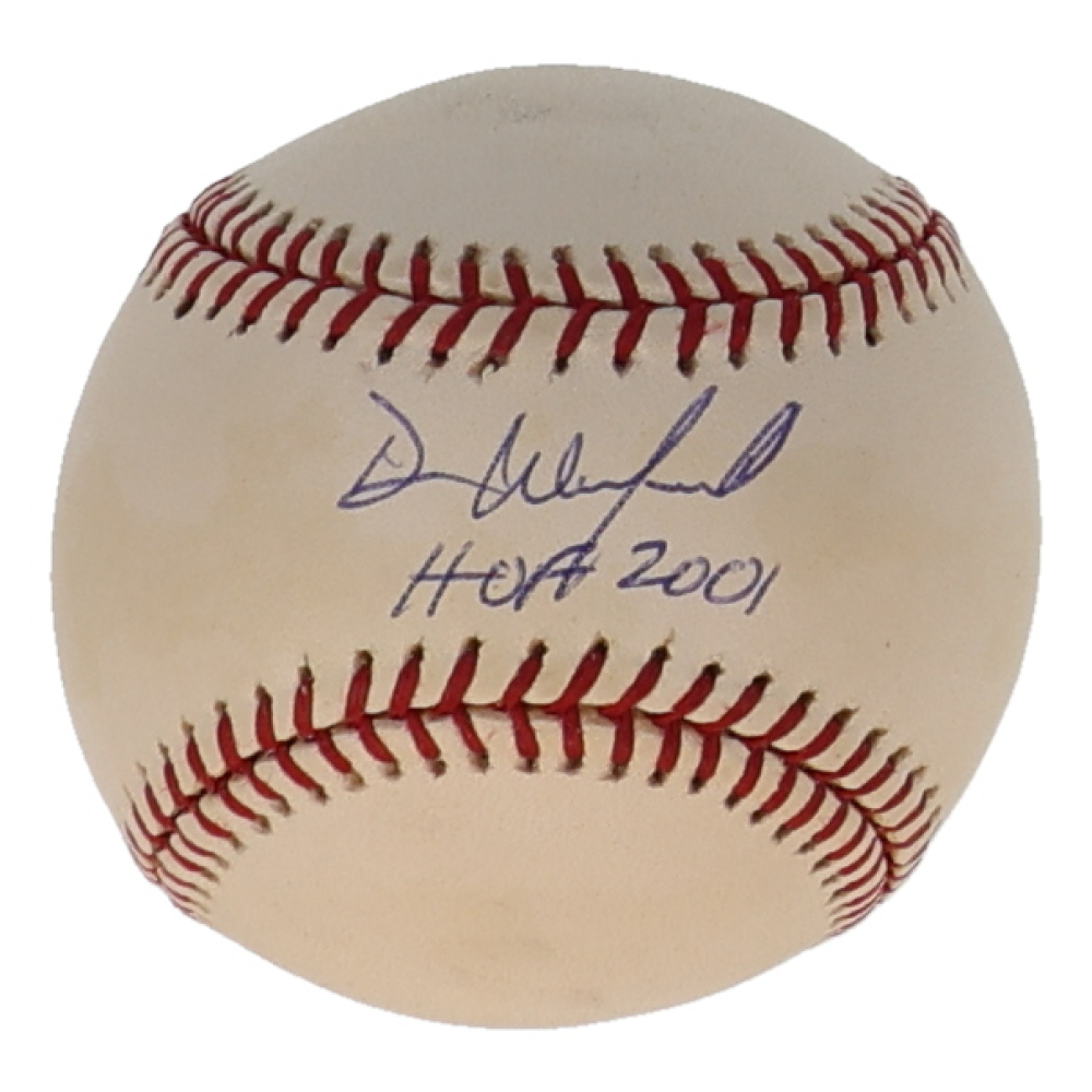 Dave Winfield 直筆サインボール HOF 2001 Dave Winfield Signed OAL Baseball Inscribed 