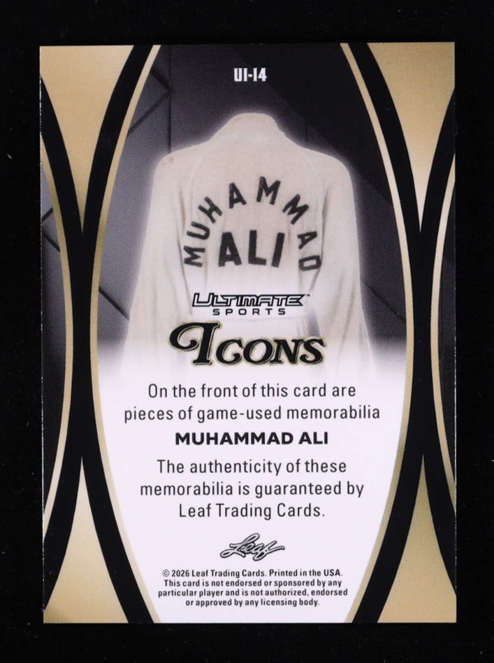 Muhammad Ali 2026 Leaf Ultimate Sports Ultimate Icons Holo Bronze #UI ...