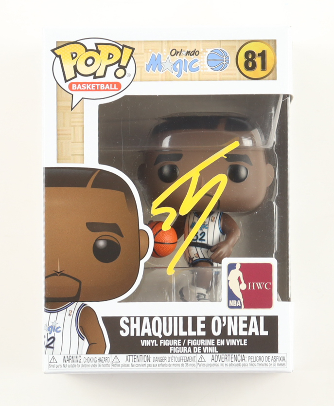 Shaquille O'Neal Signed Magic #81 Funko Pop! Vinyl Figure (Beckett