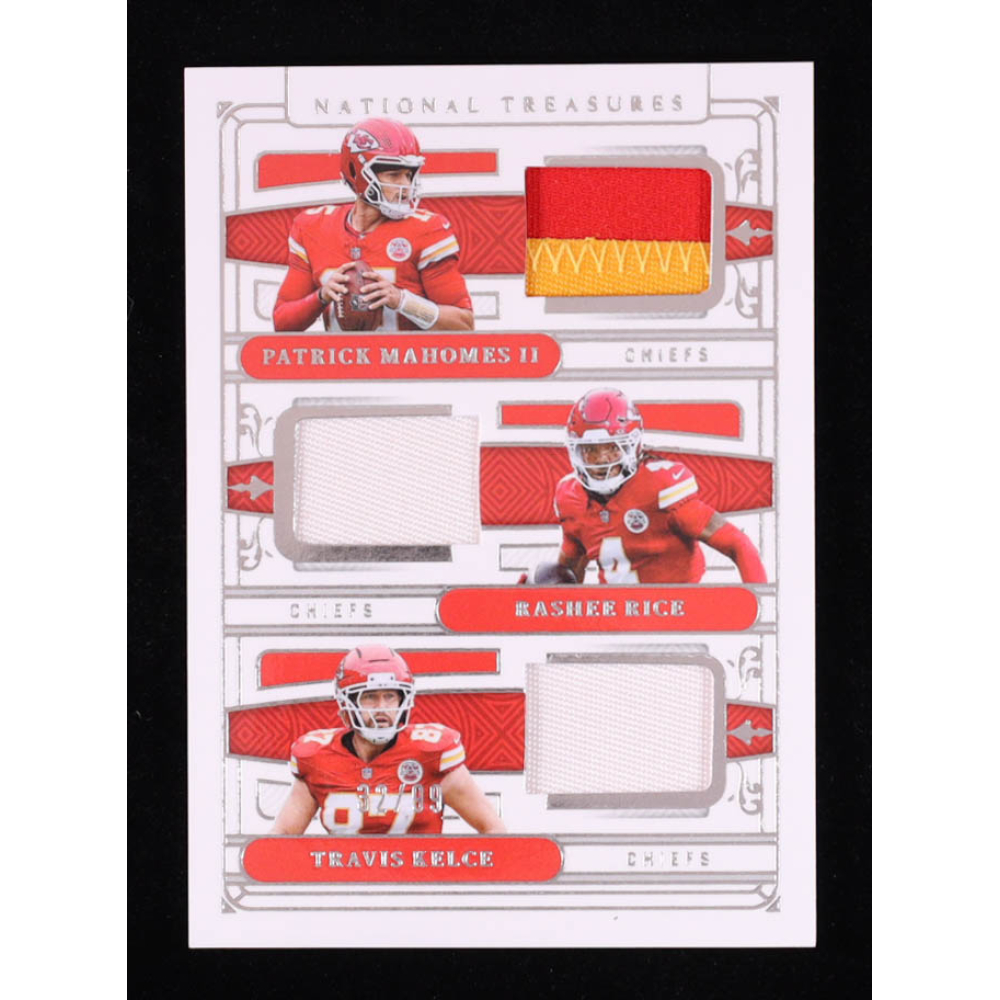 Rashed Rice Patrick Mahomes II / Rashee Rice / Travis Kelce 2025 Panini National ...