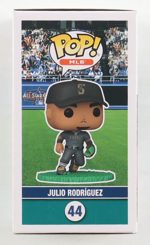 Julio Rodriguez Signed Mariners #44 Funko Pop! Vinyl Figure (JSA ...