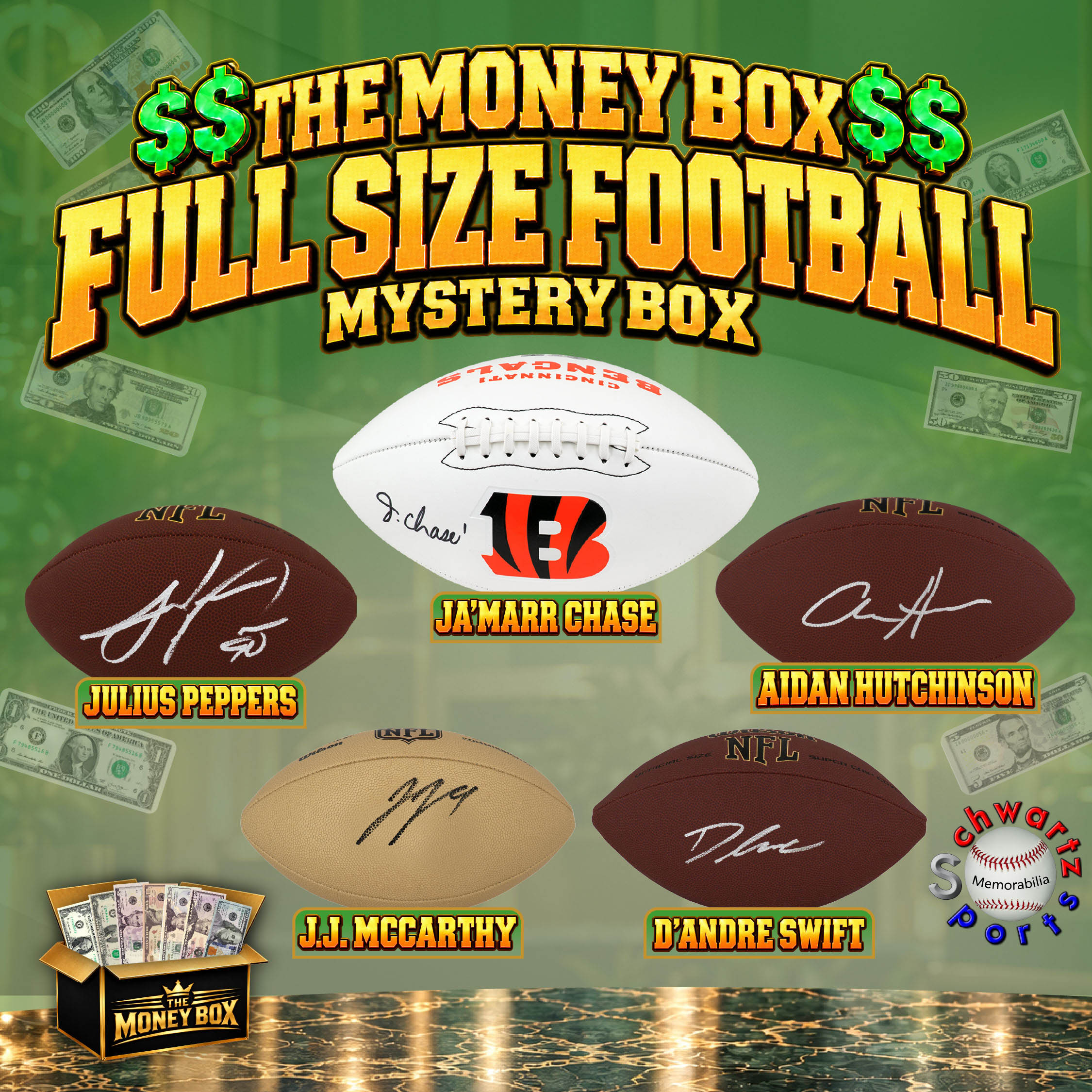 Myestery Box $$ THE MONEY BOX $$ Football Signed Mystery Box - Series 9 (Limited to ...