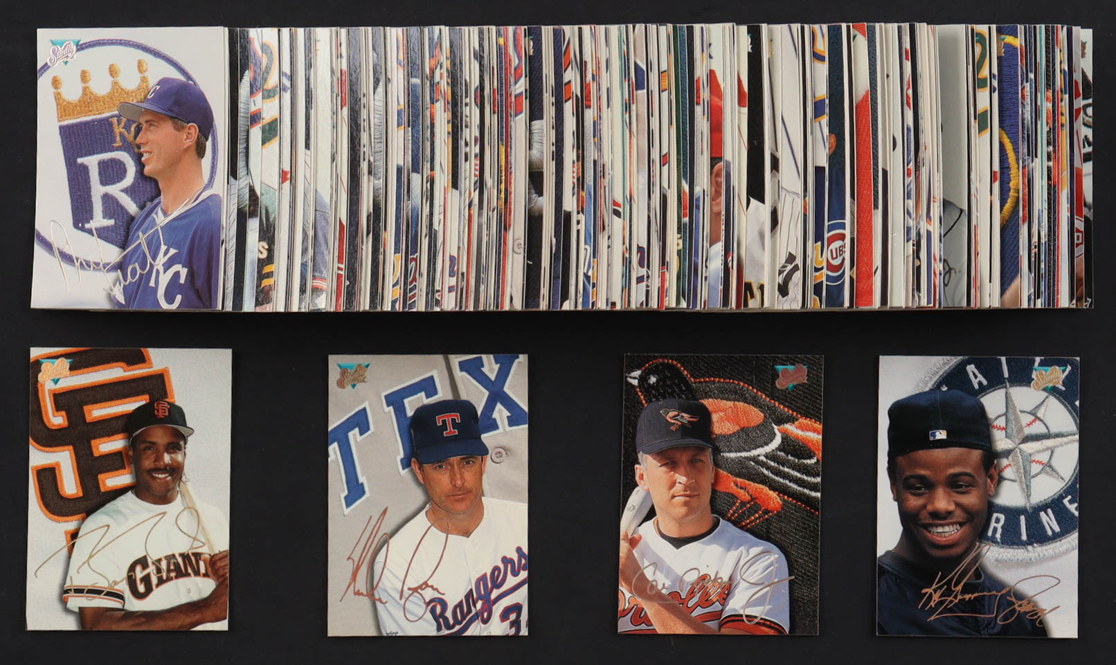 1993 Leaf Studio Baseball Complete Set of (220) Cards with Barry Bonds ...