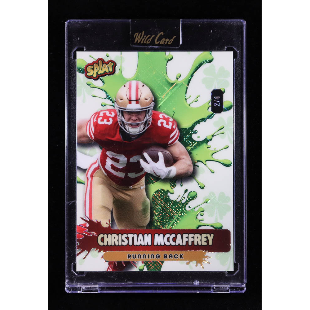 Christian Mccaffrey 2026 Wild Card Splat #SLSCBa1-CM #2/4 | Pristine ...