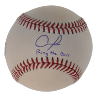 MLB トレイ・ターナー 直筆サインボール RING THE BELL Andrew Painter Signed OML Baseball Inscribed 