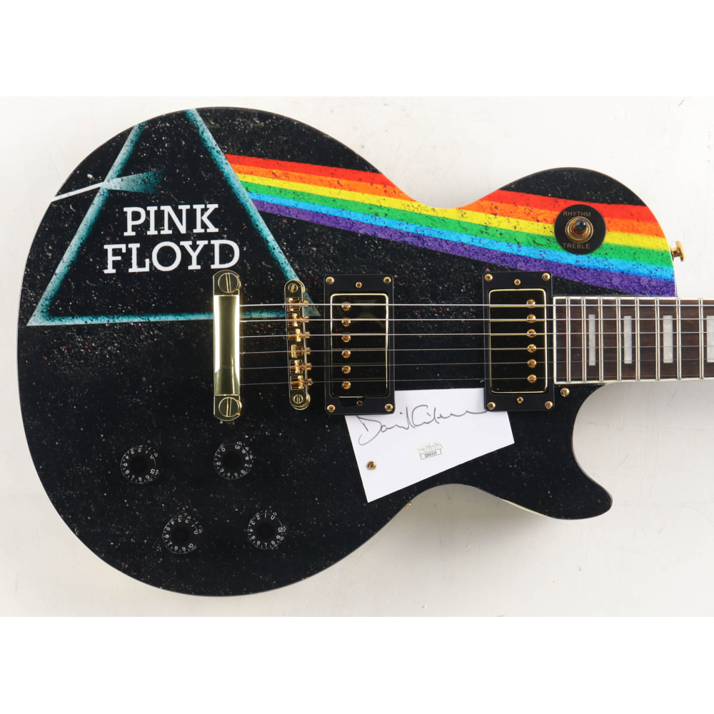 David Gilmour Custom Les Paul Style Electric Guitar With Signed ...
