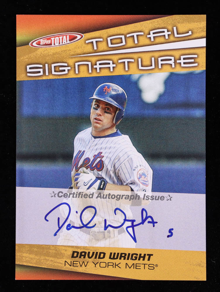 David Wright 2005 Topps Total Signatures #TSDW | Pristine Auction