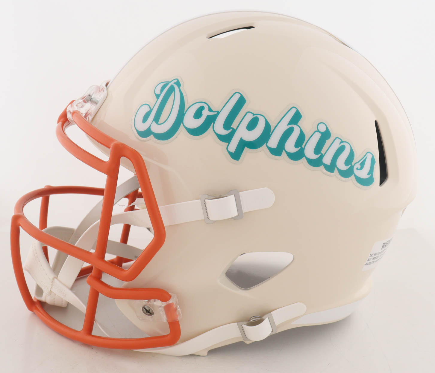 Larry Little Signed Dolphins Full-Size Retro Alternate Speed Helmet ...
