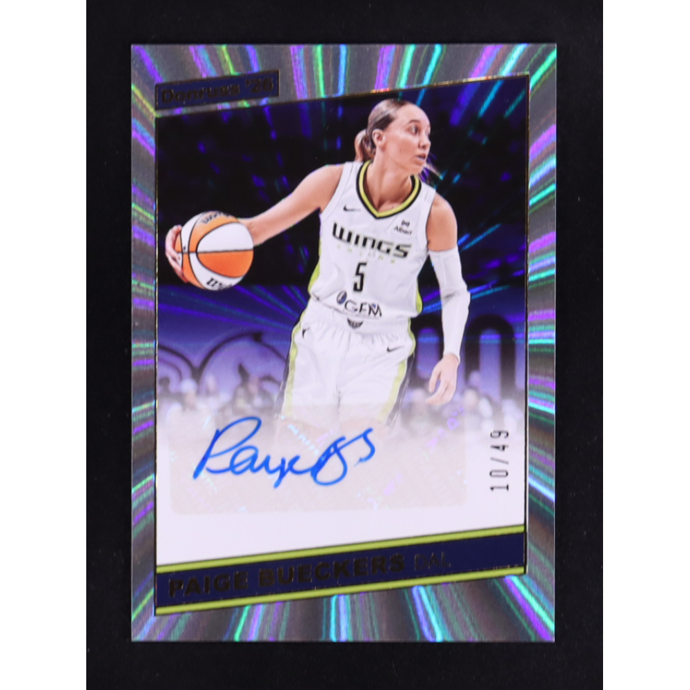 Rspb Books Paige Bueckers 2026 Donruss WNBA Retro '86 Signatures Holo Laser #RSPB ...