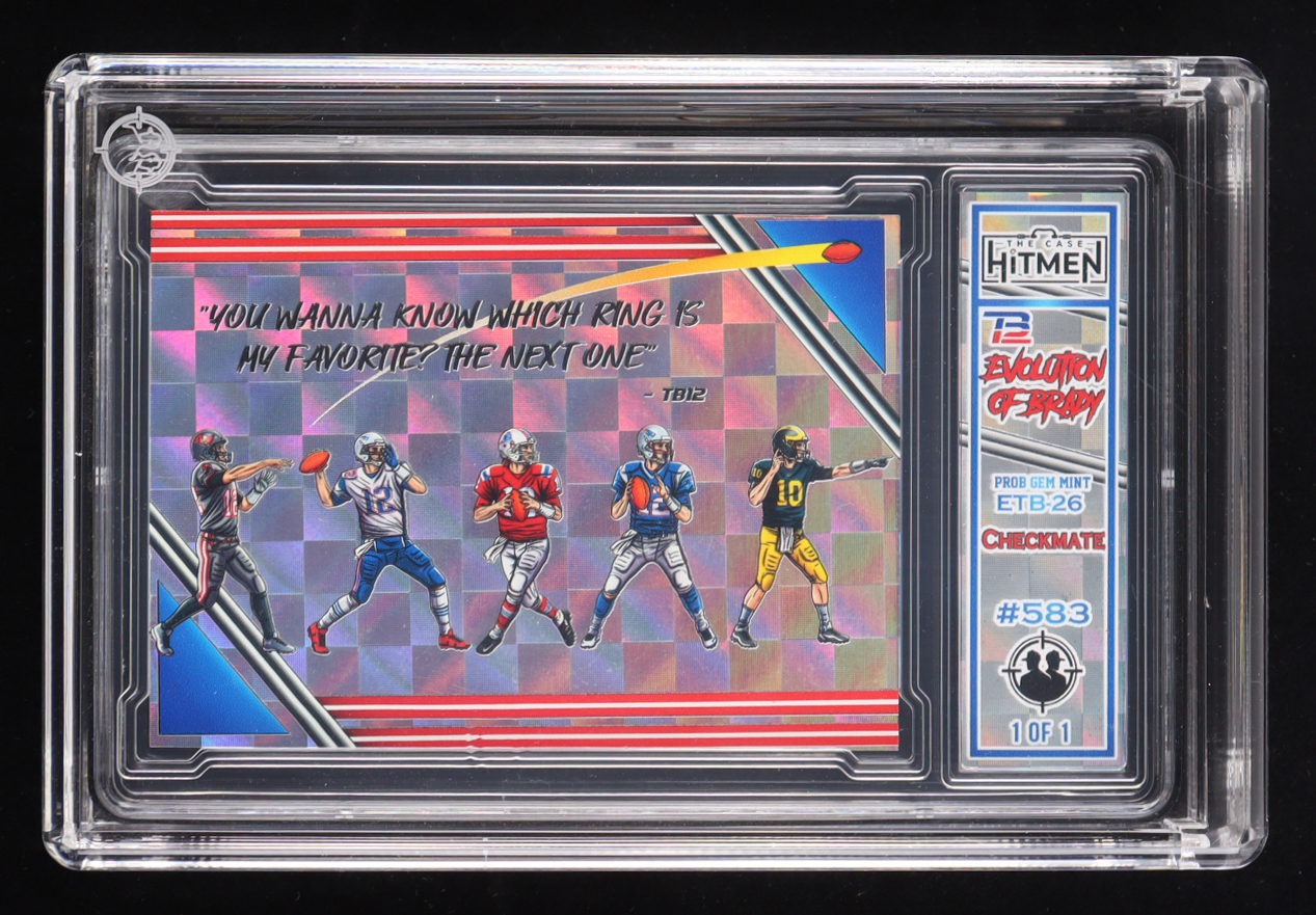 Classic Checkmate Tom Brady-Evolution Of Brady- Checkmate- ETB26- 2026 The Case Hitmen 1/ ...
