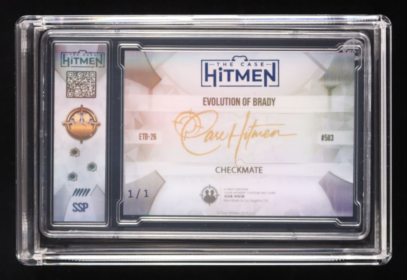 Classic Checkmate Tom Brady-Evolution Of Brady- Checkmate- ETB26- 2026 The Case Hitmen 1/ ...