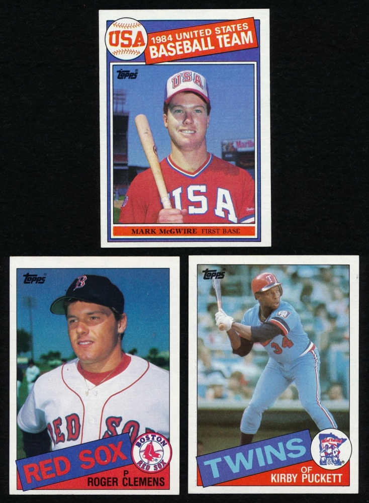 1985 Topps Complete Set of (792) Baseball Cards With 401 Mark McGwire