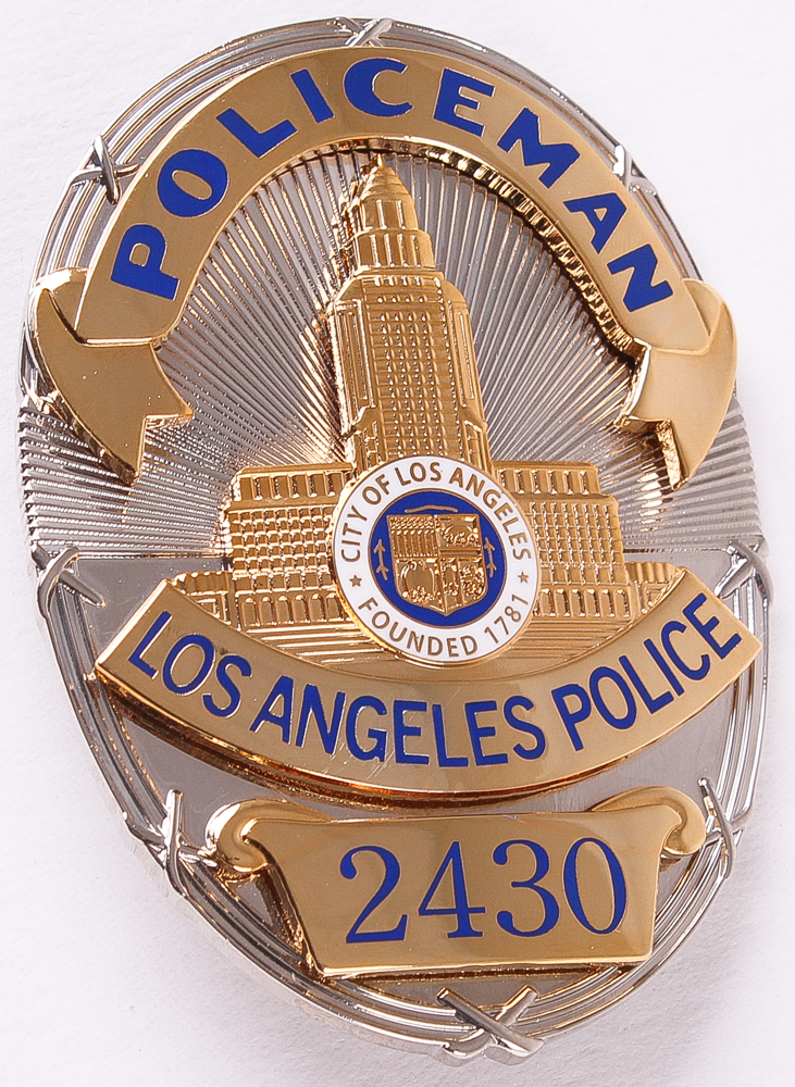 Adam 12 L.A.P.D. 4 Piece Badge James Reed #2430 Tv Prop Replica at PristineAuction.com Adam 12 L.A.P.D. 4 Piece Badge James Reed #2430 Tv Prop Replica at PristineAuction.com