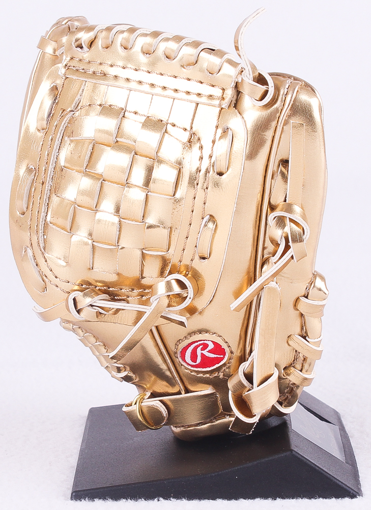 Mark McGwire Signed Rawlings Gold Glove Mini-Baseball Glove Inscribed "90 GG" (PSA COA) at PristineAuction.com Mark McGwire Signed Rawlings Gold Glove Mini-Baseball Glove Inscribed "90 GG" (PSA COA) at PristineAuction.com