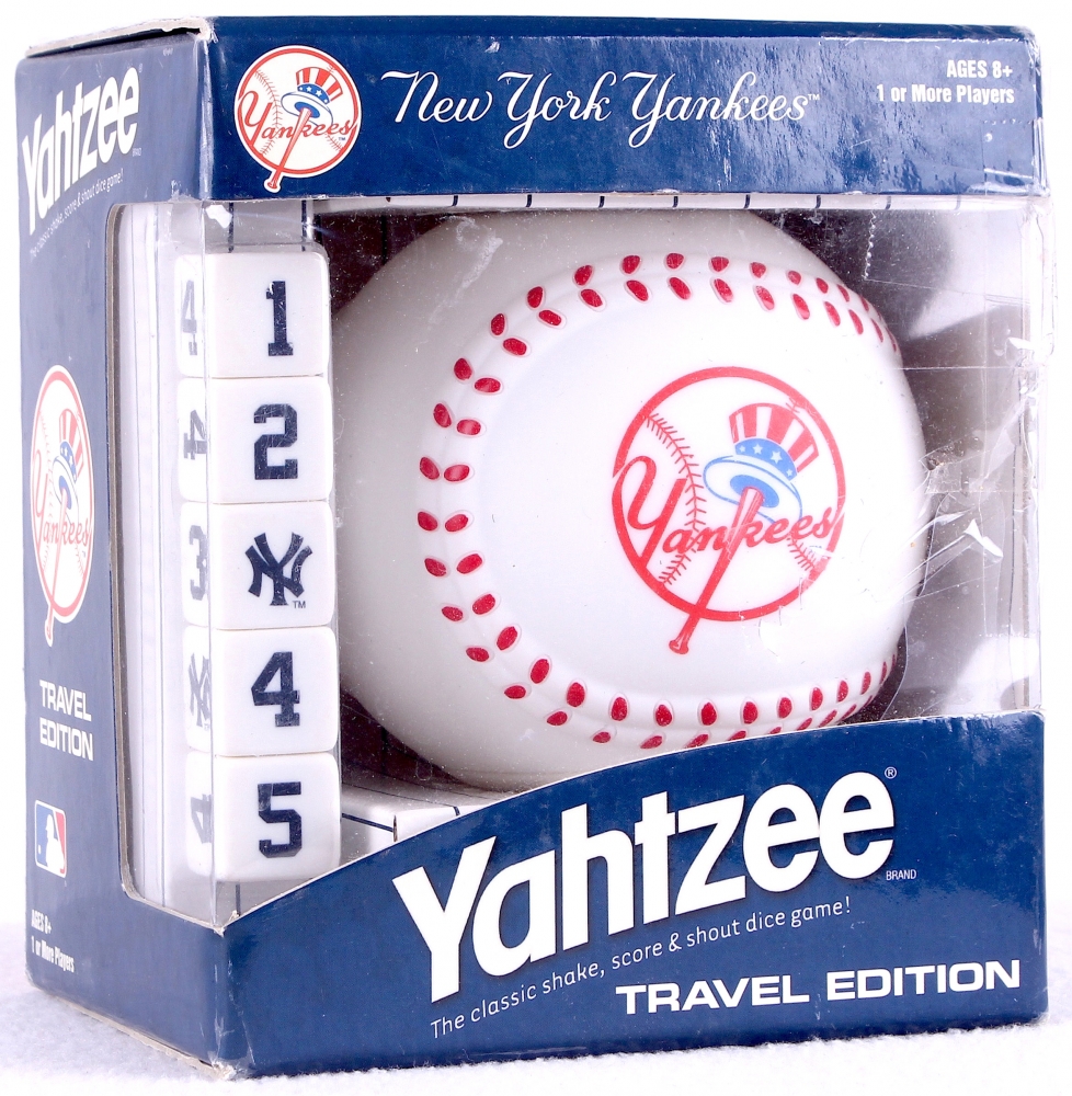 Yahtzee Yankees Travel Size Game in Original Packaging Pristine Auction
