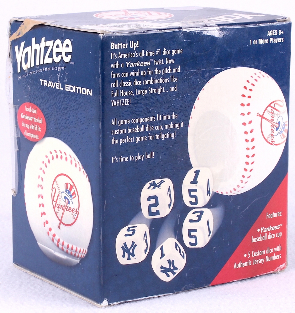 Yahtzee Yankees Travel Size Game in Original Packaging Pristine Auction