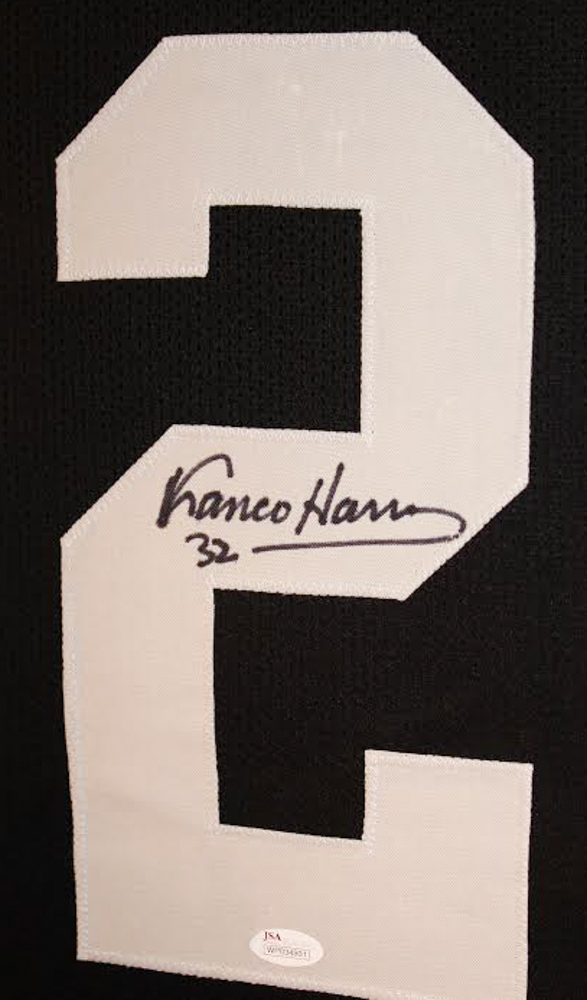 Franco Harris Signed Steelers 35" x 43" Custom Framed Jersey (JSA COA) at PristineAuction.com Franco Harris Signed Steelers 35" x 43" Custom Framed Jersey (JSA COA) at PristineAuction.com