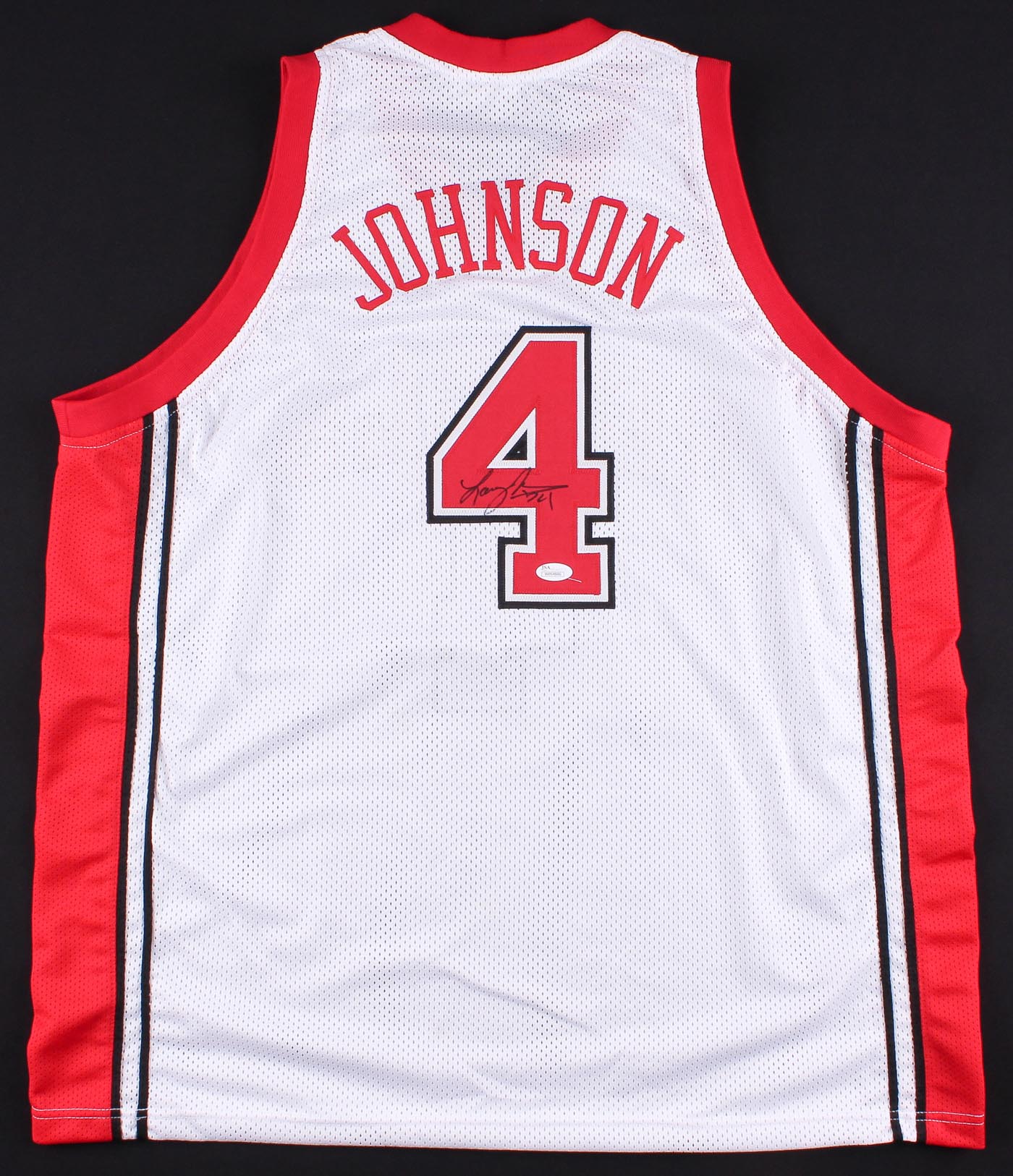 Larry Johnson Signed UNLV Rebels Jersey (JSA COA) at PristineAuction.com Larry Johnson Signed UNLV Rebels Jersey (JSA COA) at PristineAuction.com