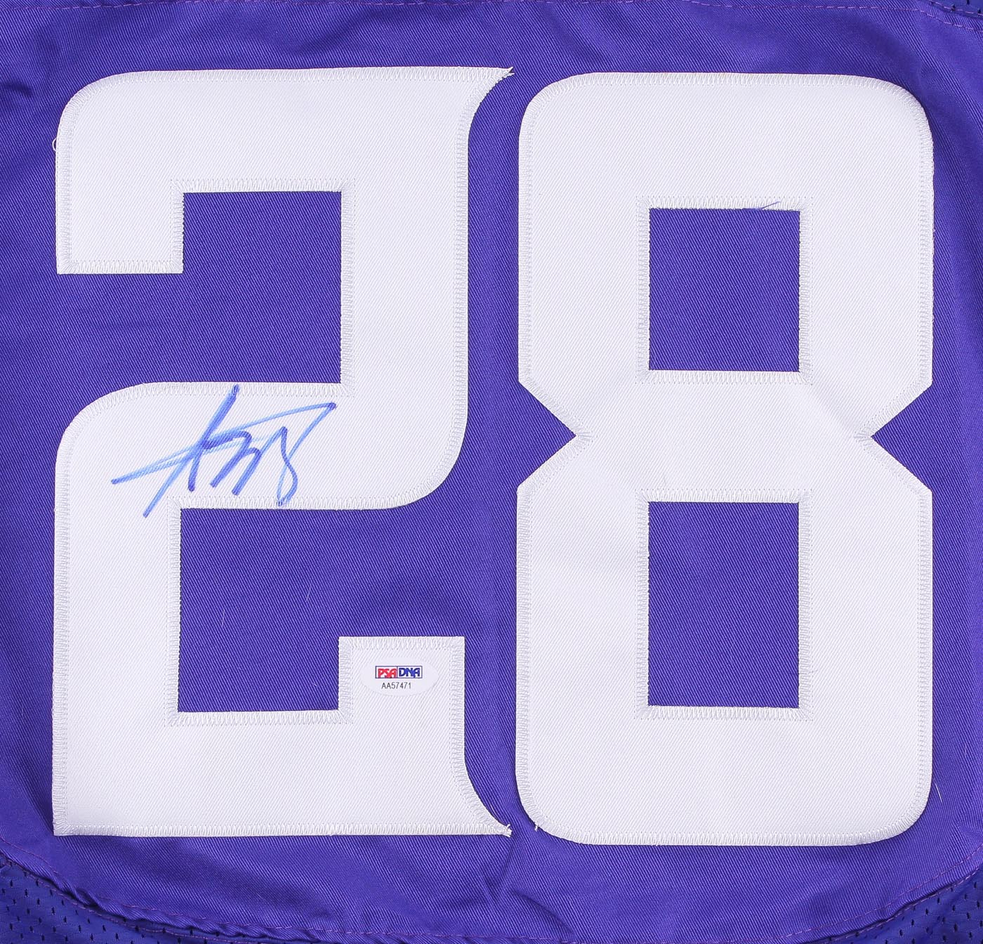 Adrian Peterson Signed Vikings Jersey (PSA COA) at PristineAuction.com Adrian Peterson Signed Vikings Jersey (PSA COA) at PristineAuction.com