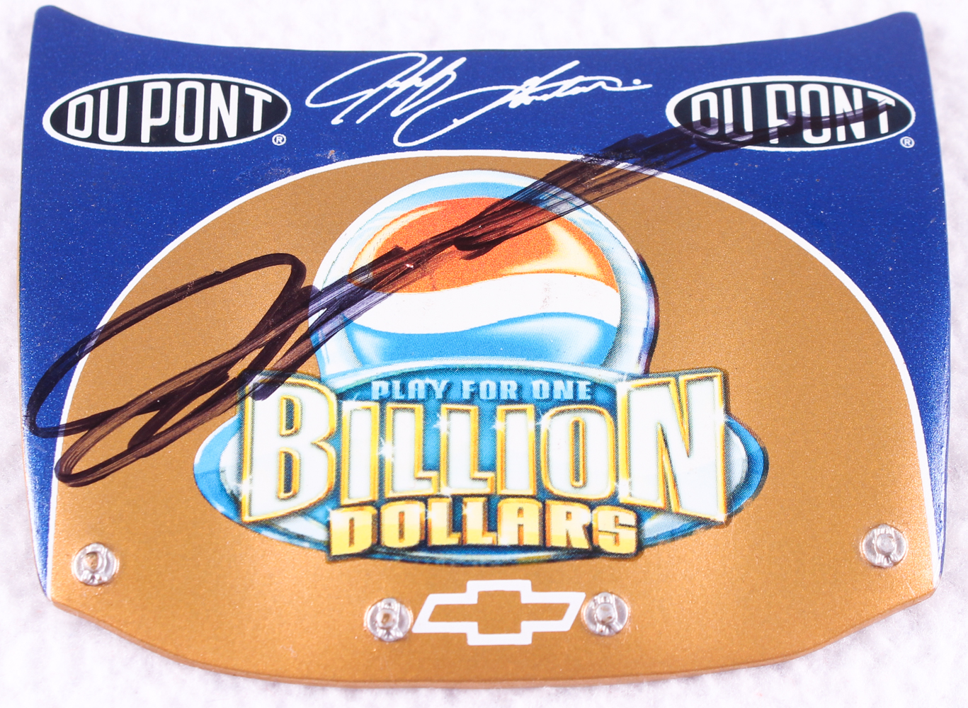 Jeff Gordon Signed Mini Pepsi NASCAR Hood (JSA COA) at PristineAuction.com Jeff Gordon Signed Mini Pepsi NASCAR Hood (JSA COA) at PristineAuction.com