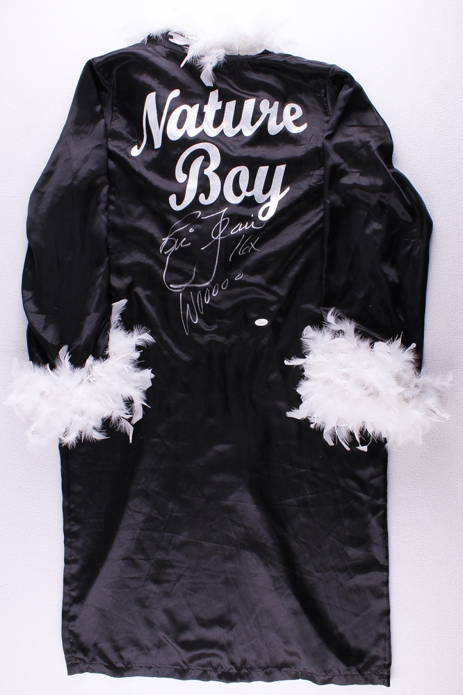 Ric Flair Signed "Nature Boy" Robe Inscribed "16x" & "Nature Boy" (JSA Hologram) Pristine Auction