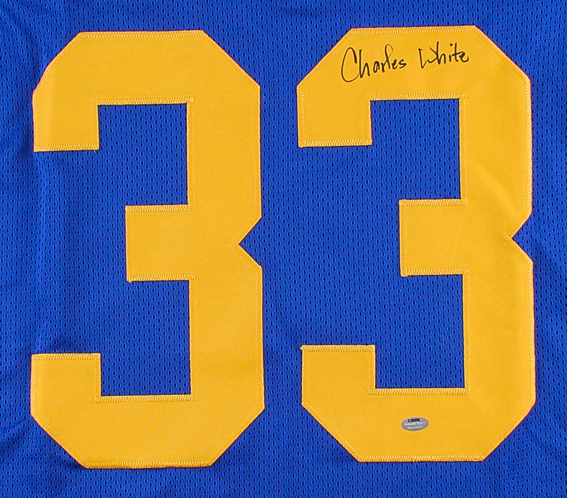 Charles White Signed Rams Jersey (Schwartz COA) at PristineAuction.com Charles White Signed Rams Jersey (Schwartz COA) at PristineAuction.com