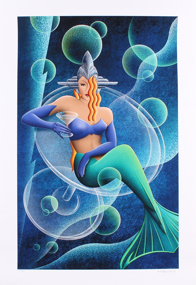 Mike Kungl "Shaken and Stirred" Signed Limited Edition Suite of Four 23.5" x 35" Mixed Media Lithographs with Silkscreen on Museum Quality Deckle-Edge Paper #205/375 at PristineAuction.com Mike Kungl "Shaken and Stirred" Signed Limited Edition Suite of Four 23.5" x 35" Mixed Media Lithographs with Silkscreen on Museum Quality Deckle-Edge Paper #205/375 at PristineAuction.com