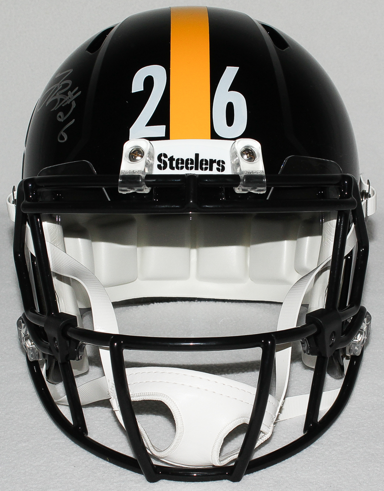 Le'Veon Bell Signed Steelers Full-Size Speed Helmet With Visor (TSE) at PristineAuction.com Le'Veon Bell Signed Steelers Full-Size Speed Helmet With Visor (TSE) at PristineAuction.com