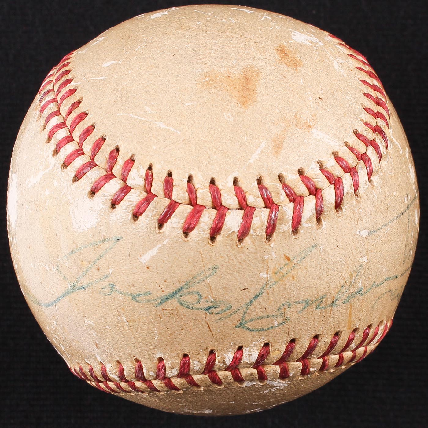 Jack Dempsey & Jocko Conlan Signed ONL Baseball Inscribed "8/8/54" (JSA LOA) at PristineAuction.com Jack Dempsey & Jocko Conlan Signed ONL Baseball Inscribed "8/8/54" (JSA LOA) at PristineAuction.com