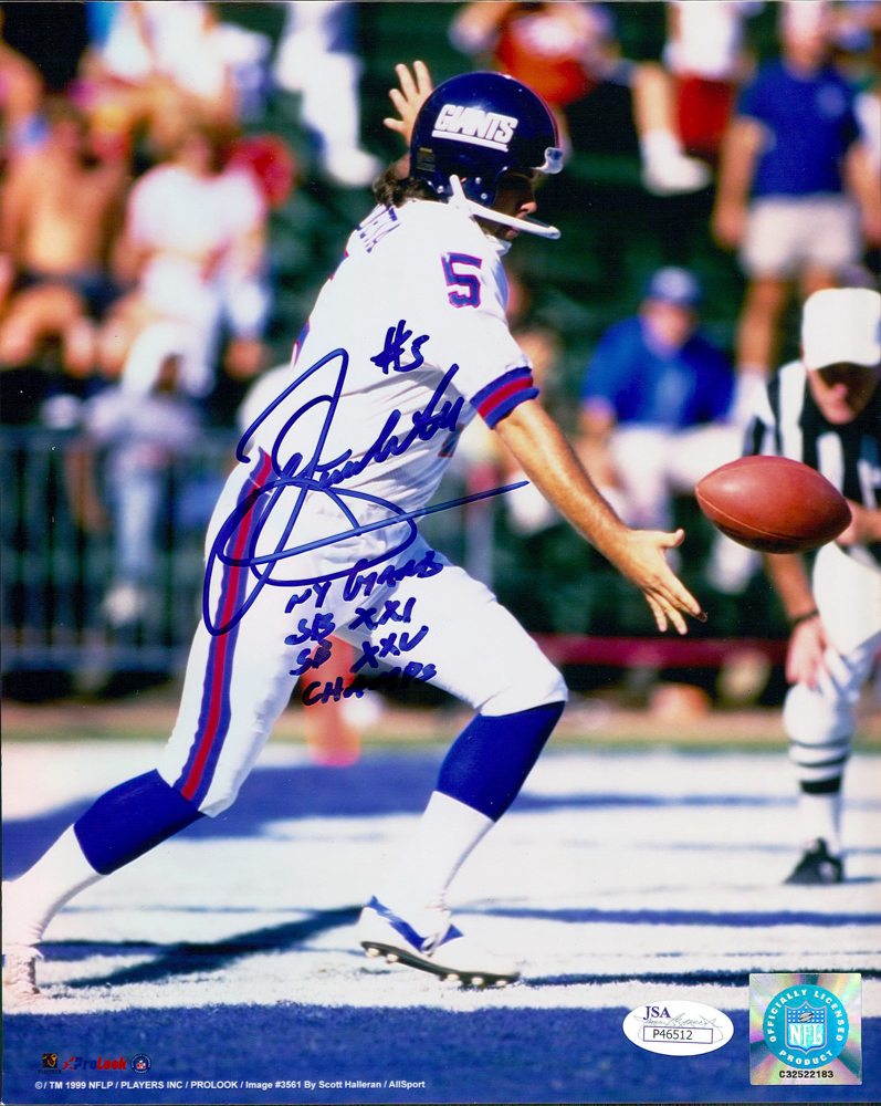 Sean Landeta Signed Giants 8x10 Photo Inscribed "NY Giants" & "SB XXI SB XXV Champs" (JSA COA) at PristineAuction.com Sean Landeta Signed Giants 8x10 Photo Inscribed "NY Giants" & "SB XXI SB XXV Champs" (JSA COA) at PristineAuction.com