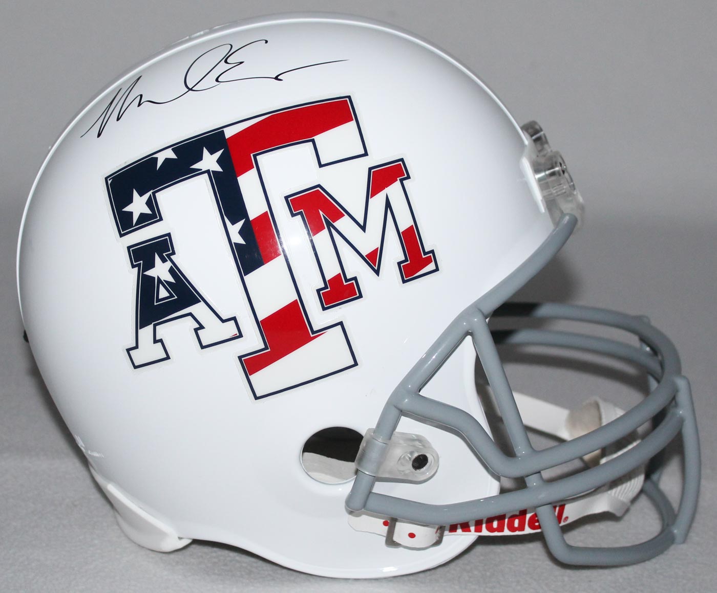 Mike Evans Signed Full-Size Texas A&M Logo Replica Helmet (PSA Hologram) at PristineAuction.com Mike Evans Signed Full-Size Texas A&M Logo Replica Helmet (PSA Hologram) at PristineAuction.com