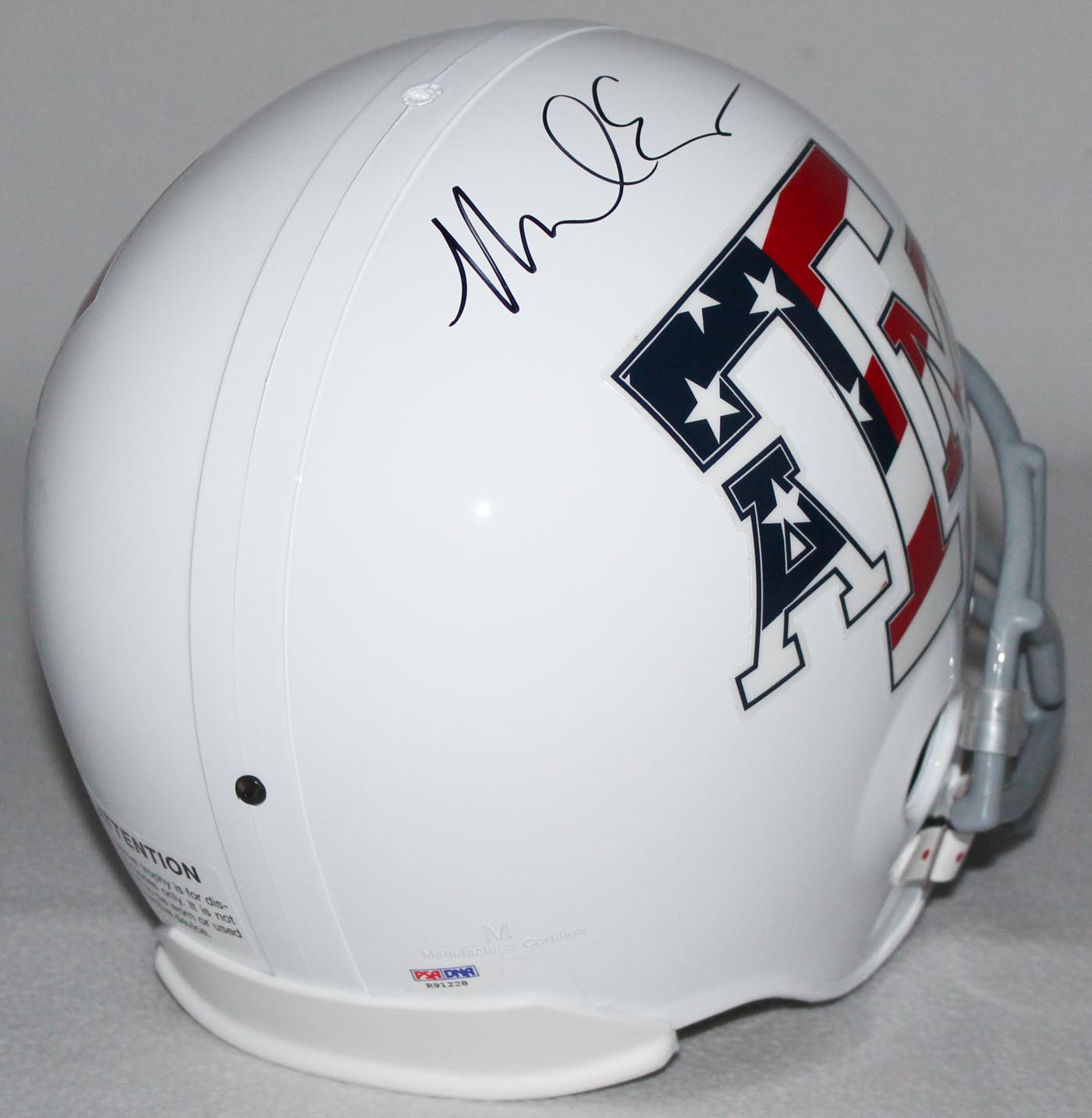 Mike Evans Signed Full-Size Texas A&M Logo Replica Helmet (PSA Hologram) at PristineAuction.com Mike Evans Signed Full-Size Texas A&M Logo Replica Helmet (PSA Hologram) at PristineAuction.com
