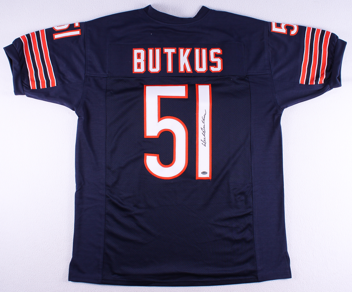 Dick Butkus Signed Bears Jersey (Schwartz COA) at PristineAuction.com Dick Butkus Signed Bears Jersey (Schwartz COA) at PristineAuction.com